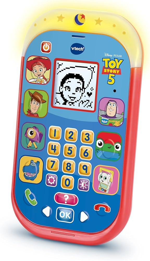 VTech Toy Story 5 Learning Phone, Official Toy Story 5 Toy Phone, Interactive Role Play Toy, With... | Amazon (UK)