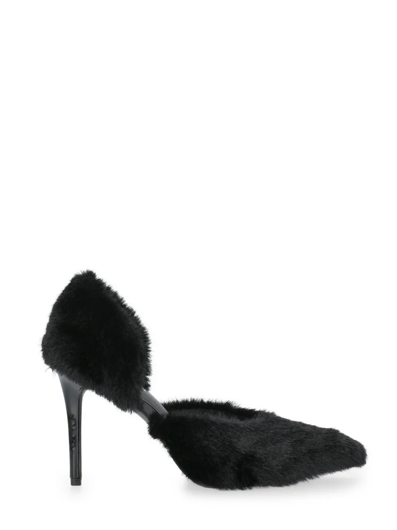 Scoop Women's Faux Fur Stiletto Heels | Walmart (US)