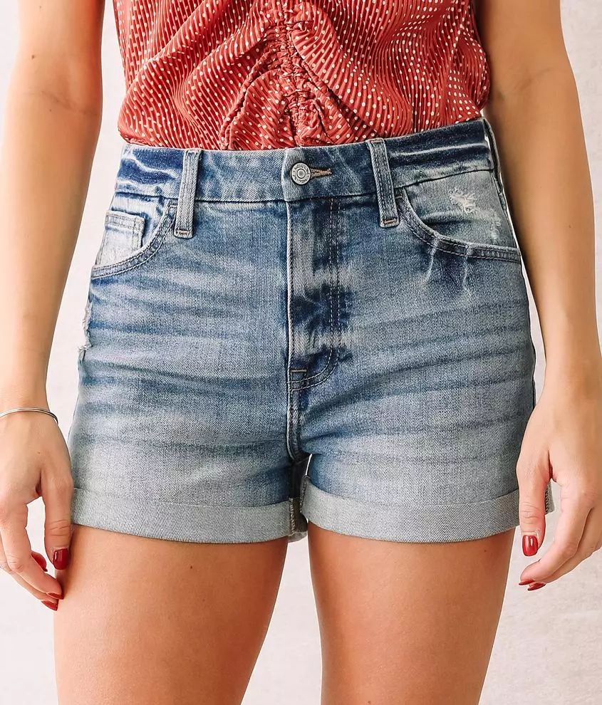 The Mom Fit Cuffed Short | Buckle