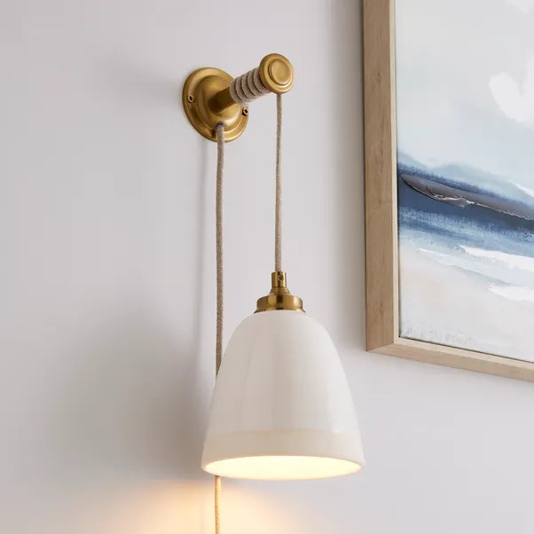 Churchgate Harby Easy Fit Plug In Wall Light | Dunelm (migrated)