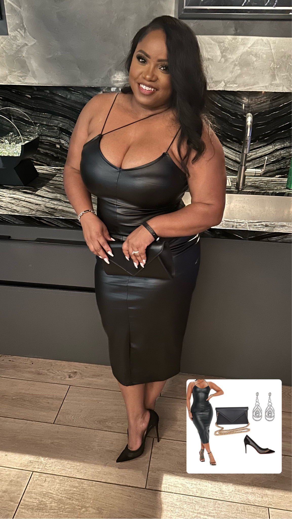 Date Night Inspo
#datenifhtattire
#fauxleatherlook #littleblackdress #|ba #fauxleatherdress #allblackeverything
#allblackfit #allblackattire
#midsizefit #momof4

#LTKbeauty #LTKshoecrush #LTKstyletip
