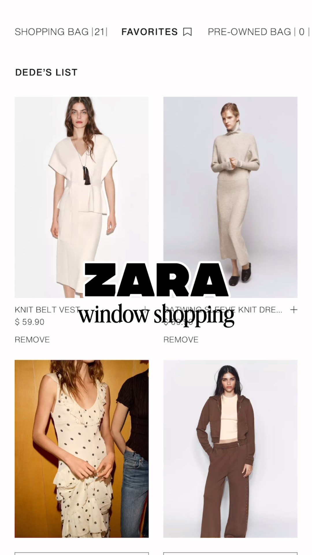 A few more items to add to the Zara window shopping I have been doing! 

Dressupbuttercup.com #dressupbuttercup #dederaad


#LTKSeasonal #LTKdayinmylife #LTKootd