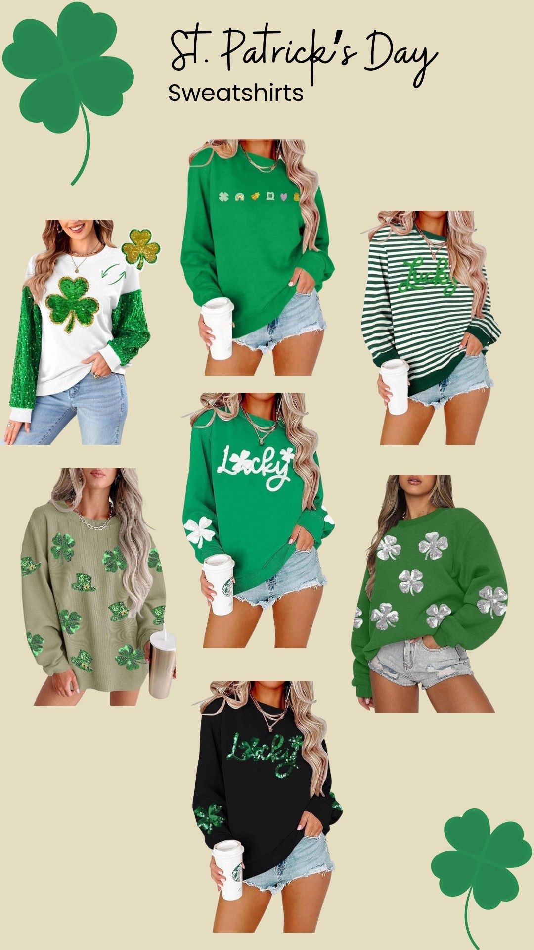 St. Patrick’s Day Sweatshirts ☘️

#LTKootd #LTKgrwm
