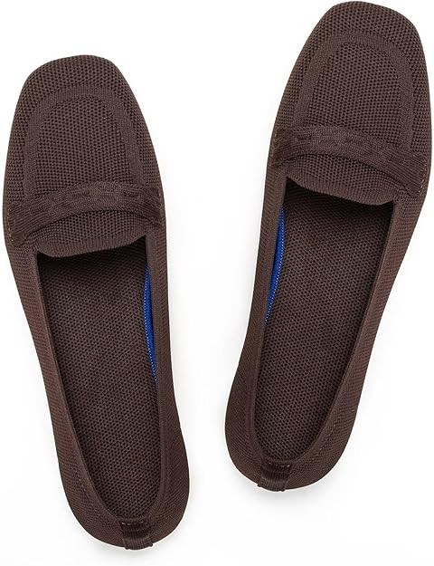 Frank Mully Women's Loafer Flats Square Toe Flat Shoes Comfortable Office Work Shoes, Cute Penny ... | Amazon (US)