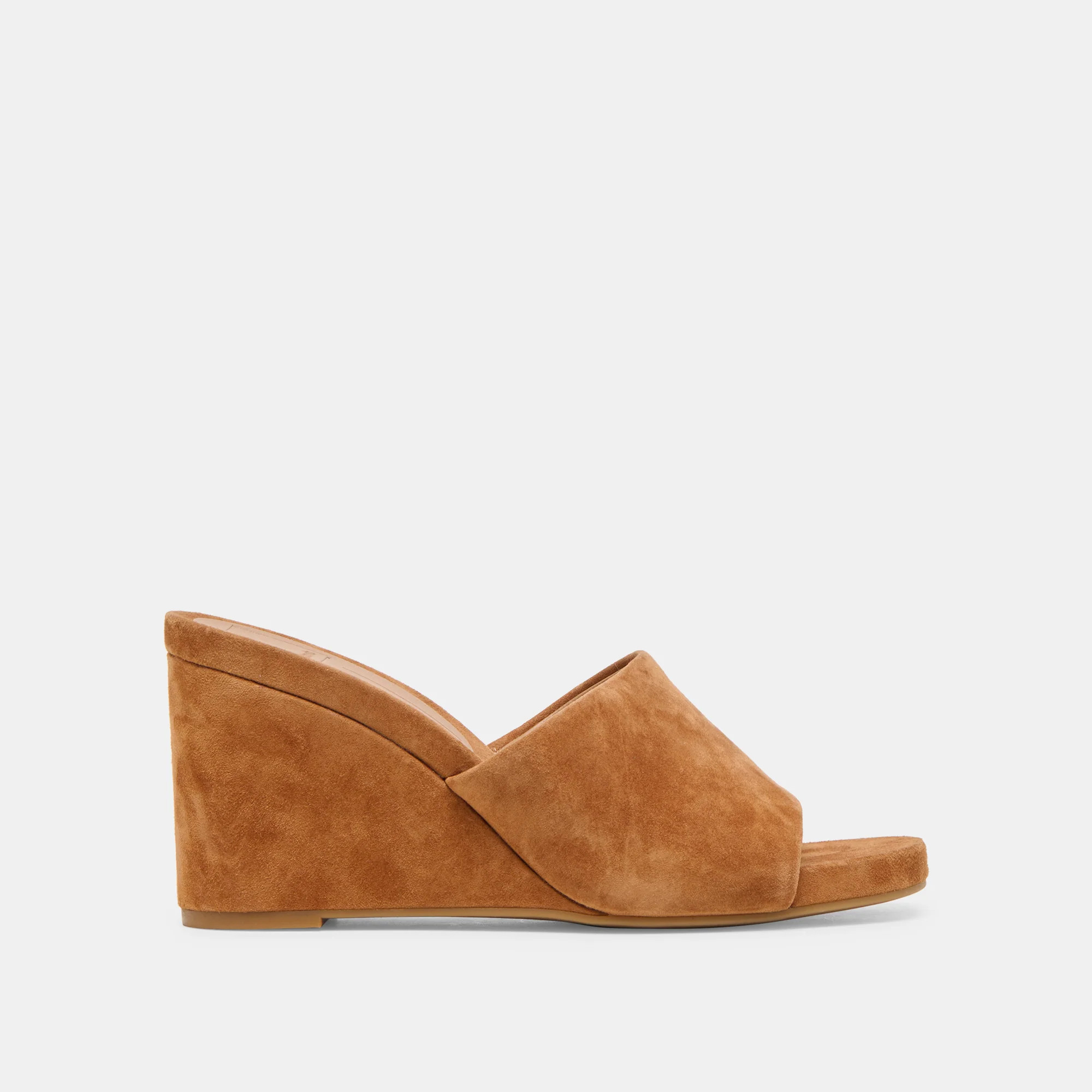 Holta Wedges Brown Suede | DolceVita.com