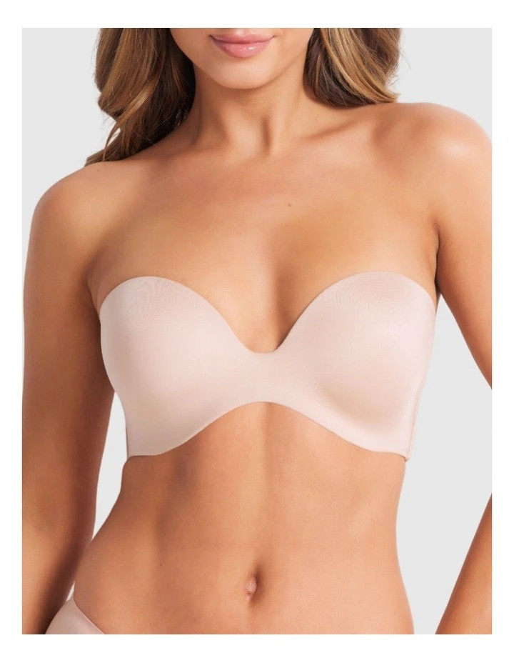 Attitude Full Figure Strapless Bra in Caramel | Myer