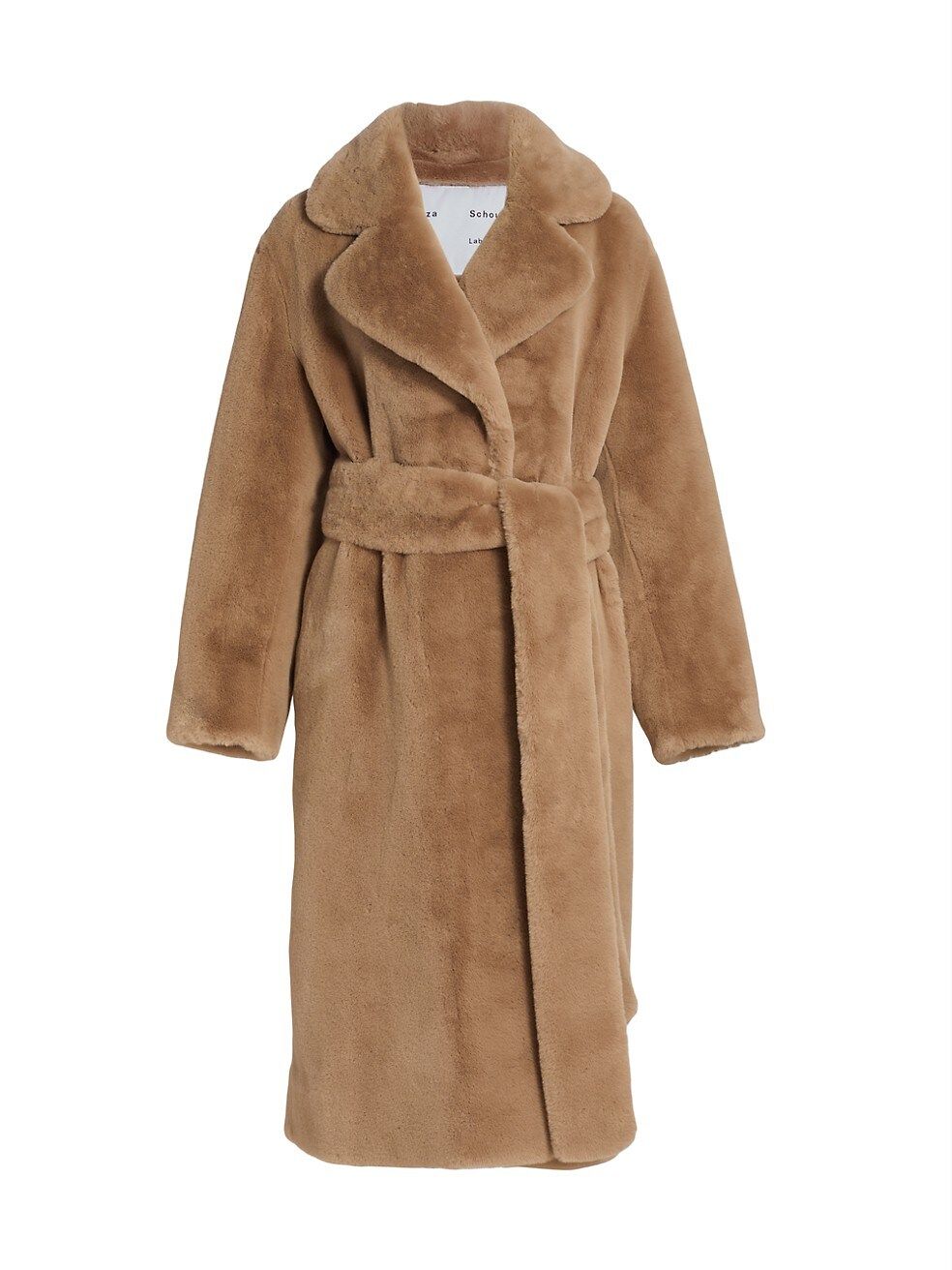 Proenza Schouler White Label Faux Fur Belted Coat | Saks Fifth Avenue