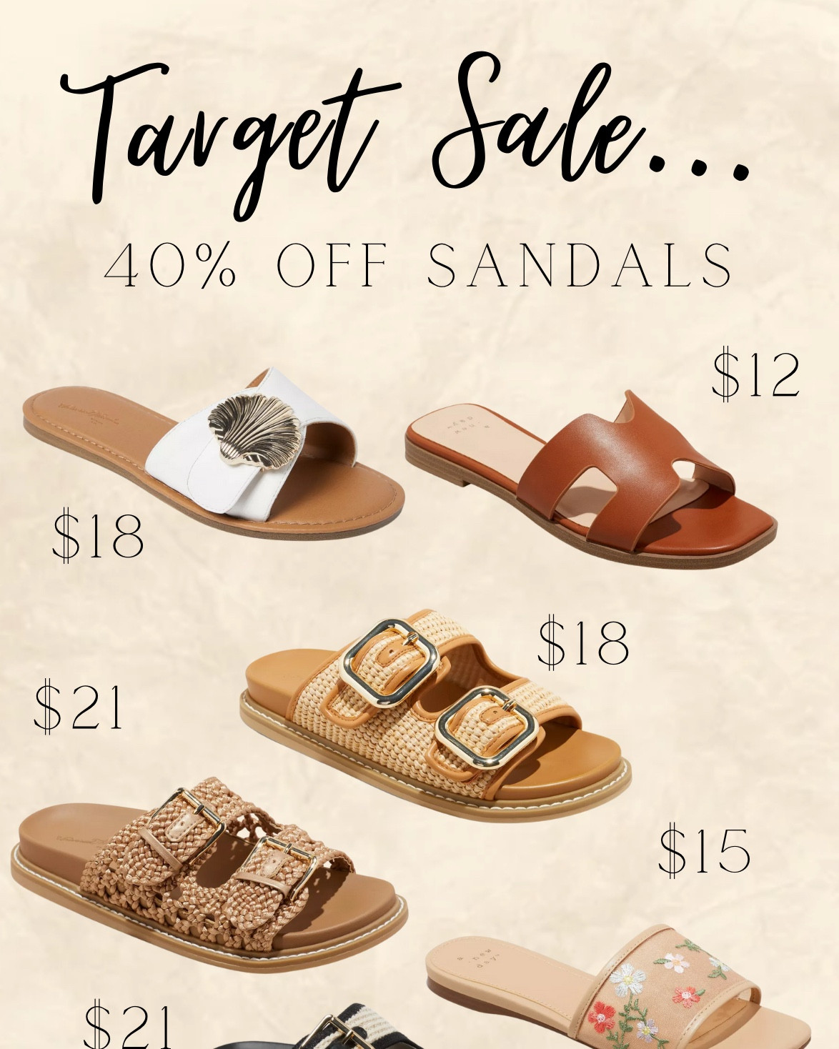 40% OFF Sandals for the family @ Target!!

#LTKFamily #LTKShoeCrush #LTKSummerEdit