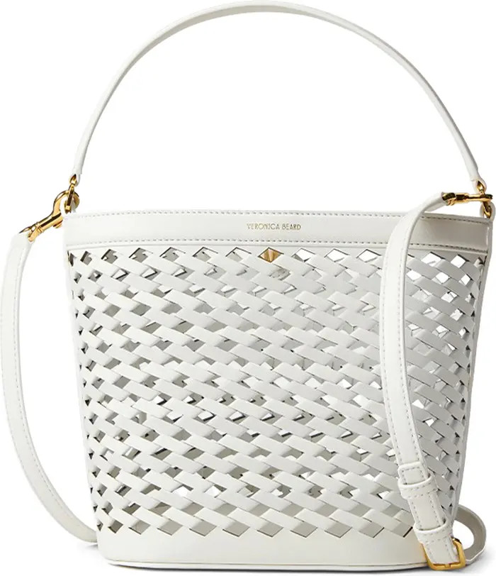 Veronica Beard Small Perforated Leather Bucket Bag | Nordstrom | Nordstrom