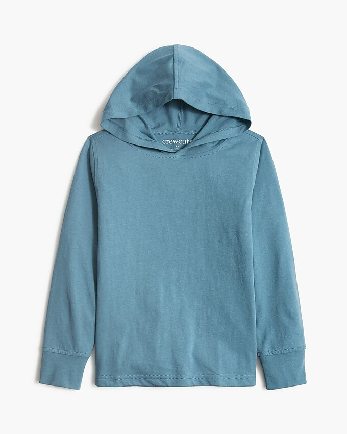 Kids' long-sleeve cotton jersey hooded tee | J.Crew Factory