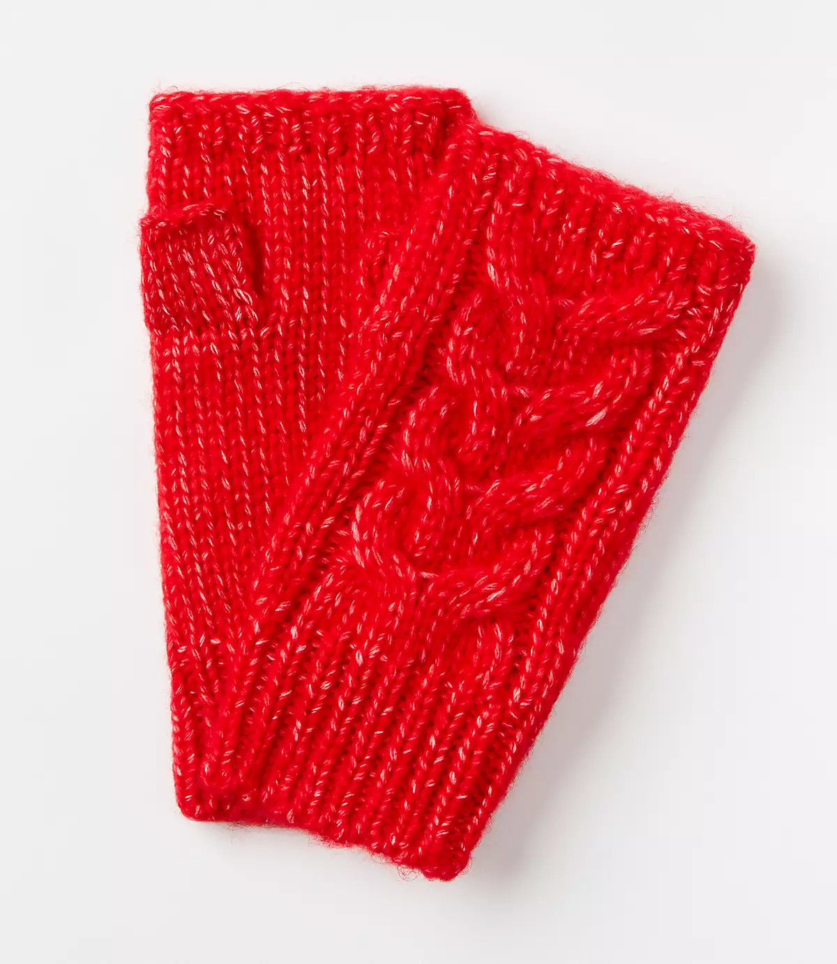Cable Fingerless Gloves | LOFT