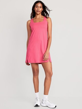 PowerSoft Shelf-Bra Support Dress for Women | Old Navy (US)