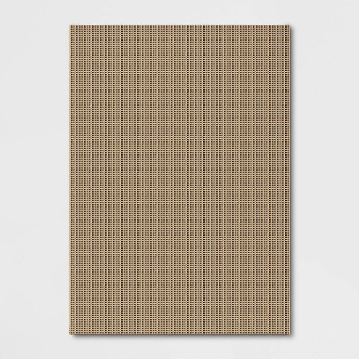 Outdoor Rug Micro Grid Black/Beige - Smith & Hawken™ | Target