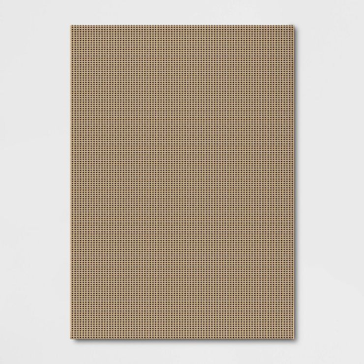 Outdoor Rug Micro Grid Black/Beige - Smith & Hawken™ | Target