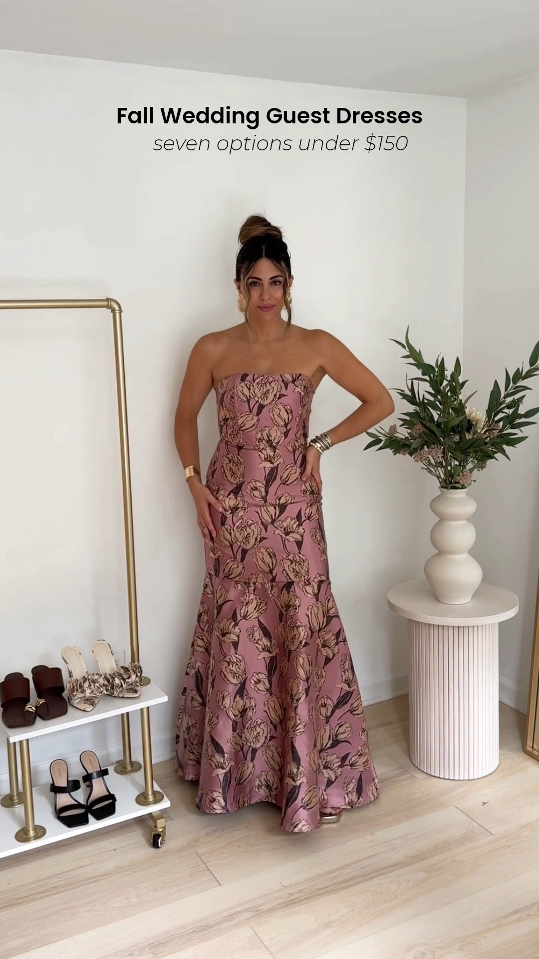 Black tie wedding guest dresses for a fall wedding (wearing size small or 4 in all)

Fall wedding guest dress | burgundy dress | ruffle dress | floral gown | occasion wear | cocktail dress

#LTKStyleTip #LTKFindsUnder100 #LTKWedding
