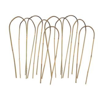 24 in. Bamboo U Trellis Hoop Stakes (10-Pack) BU24ES10 - The Home Depot | The Home Depot