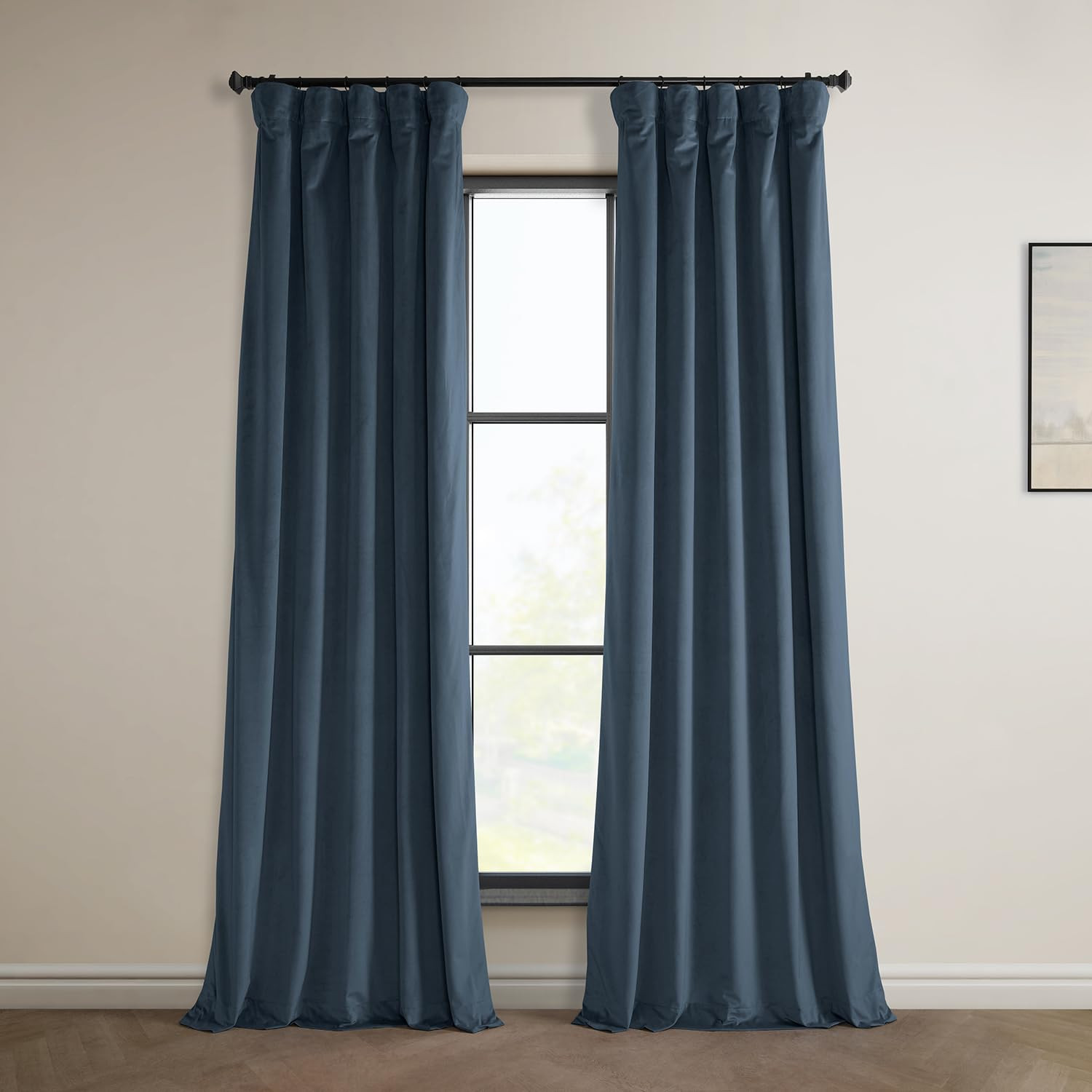 HPD Half Price Drapes Heritage Plush Velvet Curtains 108 Inches Long Room Darkening Curtains for ... | Amazon (US)