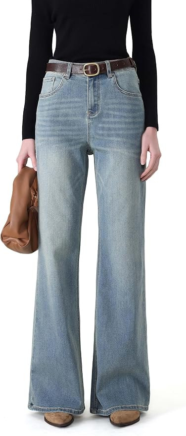 Tall Women 32" 34" 36" Inseam Stretch Flare Jeans Long Denim Pants | Designed for Tall Women,32" ... | Amazon (US)
