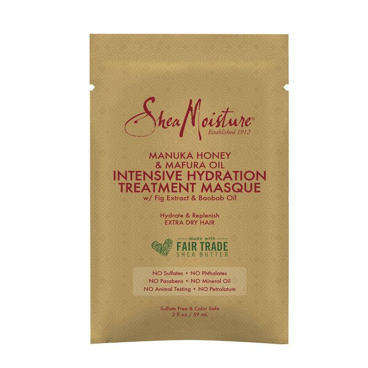 SheaMoisture Manuka Honey & Mafura Oil Intensive Hydration Hair Masque - 2 fl oz | Target
