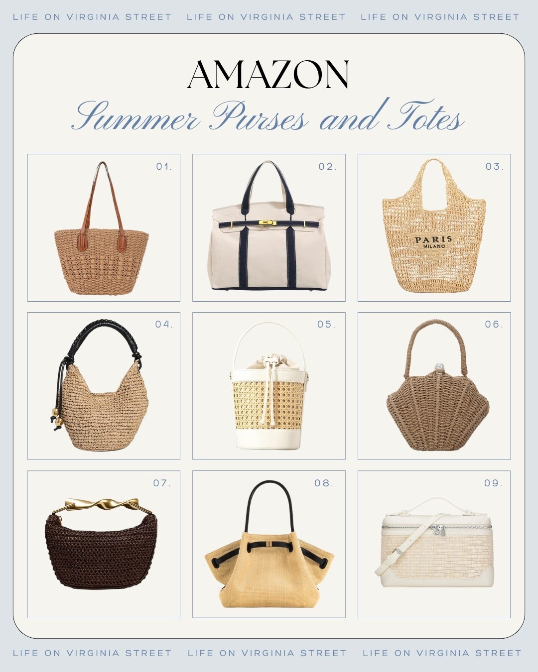 Amazon summer purses and totes 🙌🏻🙌🏻￼

#LTKSeasonal #LTKOver40 #LTKdayinmylife