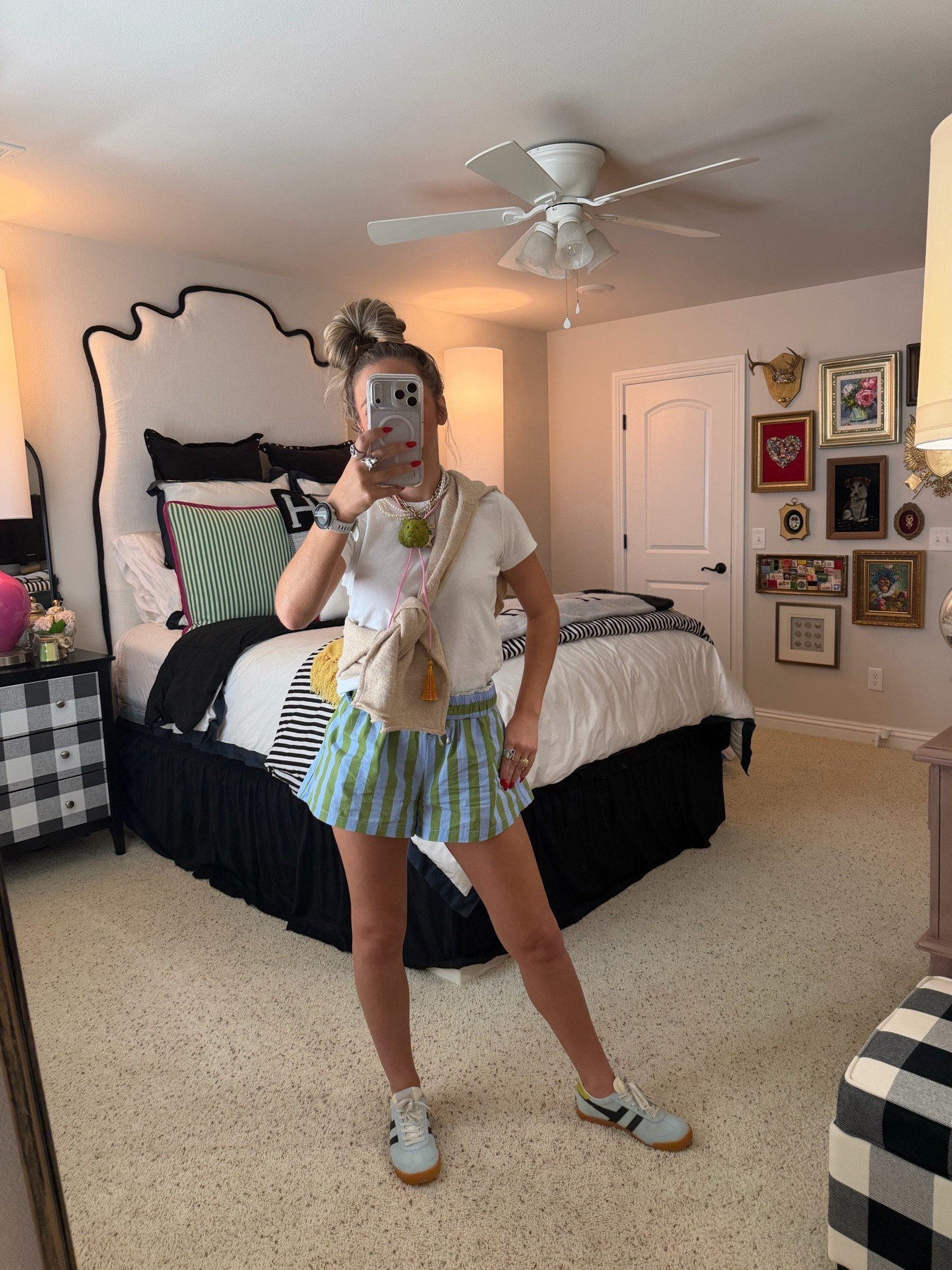 Howdy howdy a little runaround Saturday fit!! Zara shorts, Uniqlo shirt, Gola Sneakers,   Things between cardigan, Bolo necklace is Rahya, star is bracha, the rest are vintage !

#LTKootd #LTKvlog #LTKSaleAlert