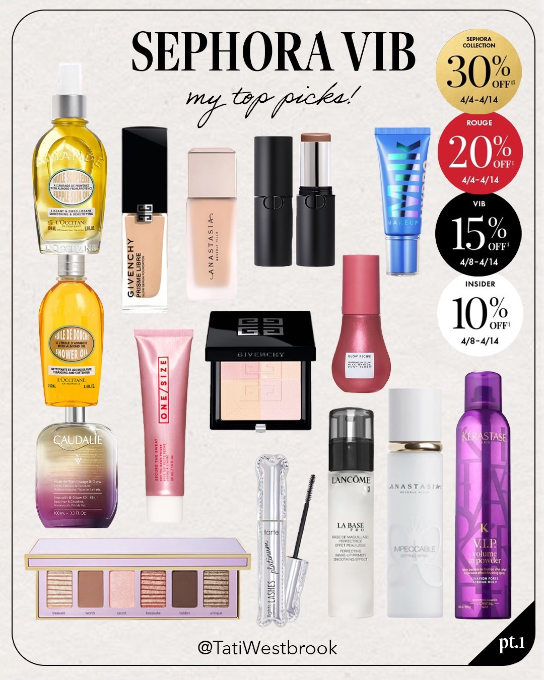 All my go to faves!!! It’s Sephora VIB time!  💋💃🏻 

#SephoraVIB #SephoraSale 

#LTKBeauty