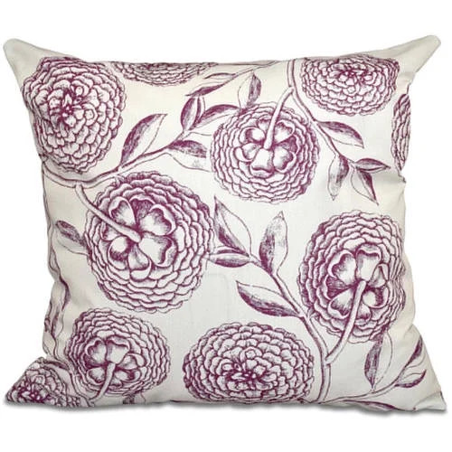 Simply Daisy 16" x 16" Antique Flowers Floral Outdoor Pillow - Walmart.com | Walmart (US)