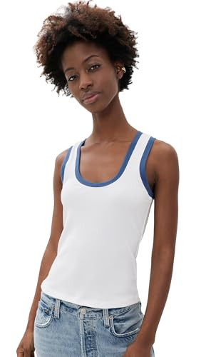 Z SUPPLY Women's Sirena Colorblocked Tank, White, S | Amazon (US)