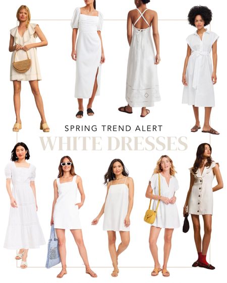 White dresses for spring 

#LTKwedding #LTKSeasonal
