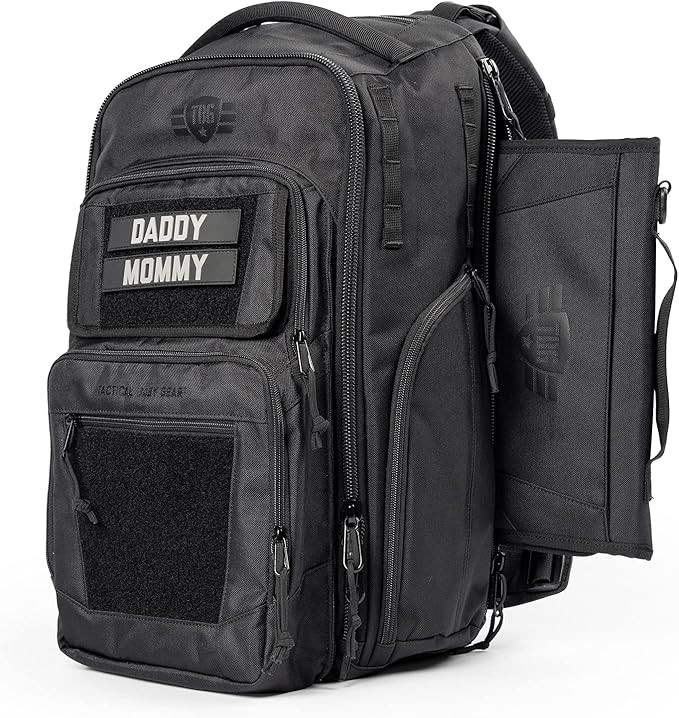 Tactical Baby Gear TBG - MOD Diaper Bag Backpack for Men w/Changing Mat - Modular Panel System (B... | Amazon (US)