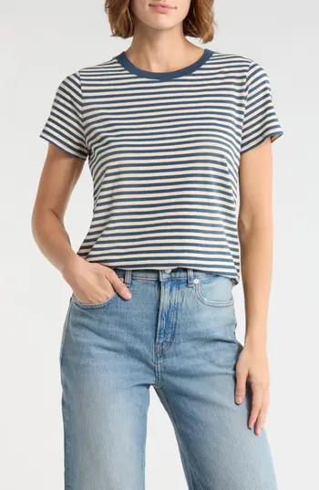 Madewell Vintage Crewneck Cotton T-Shirt in Deep Shadow at Nordstrom Rack, Size X-Large | Nordstrom Rack