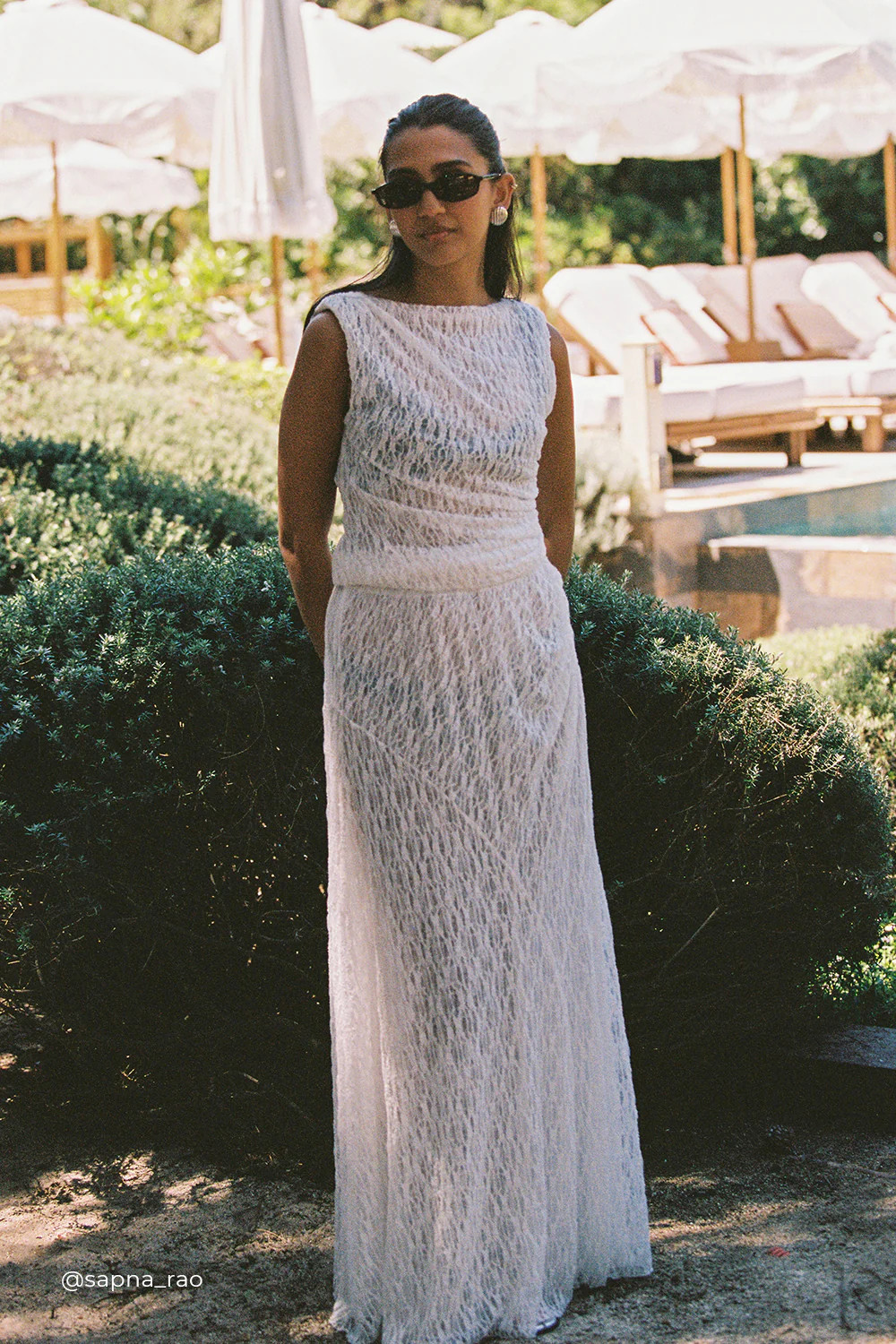 LIZZIE WHITE LAYERED LACE SKIRT | DISSH