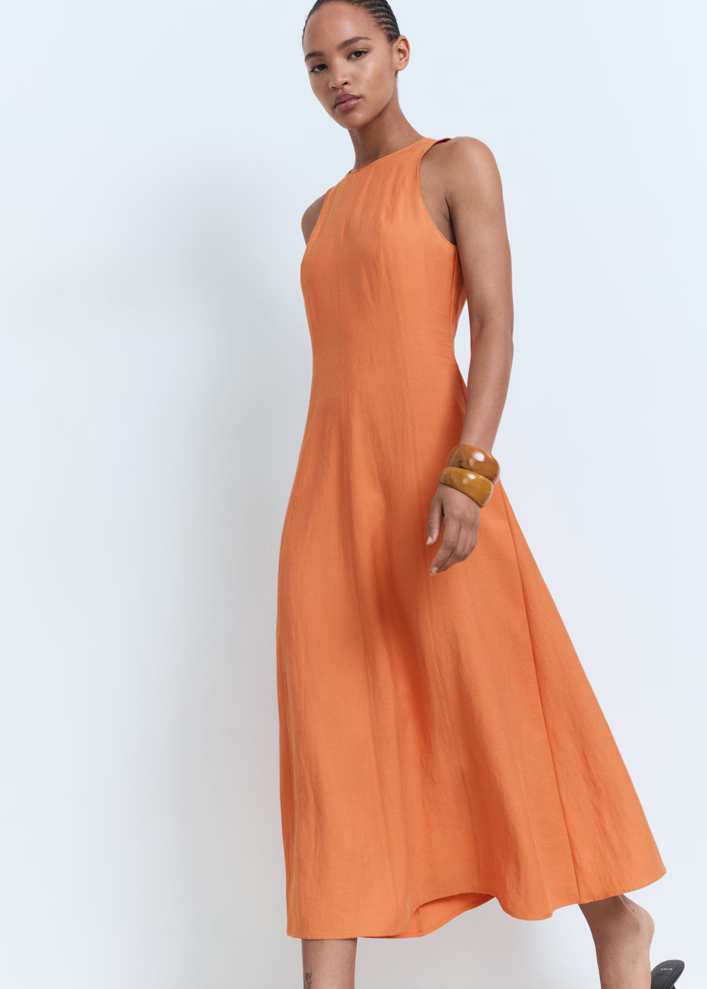 Flared midi-dress - Women | MANGO USA | Mango (US/MX/AU)