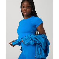 Vuori AllTheFeels™ Short Sleeve Essential T-Shirt | Regatta Blue | XXL | Vuori Clothing (US & Canada)