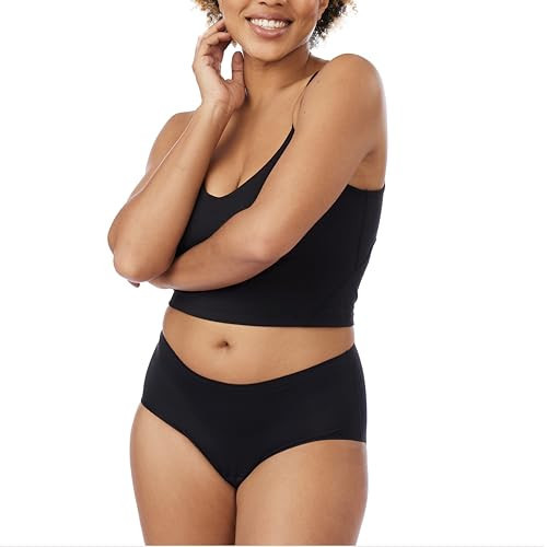 Proof. by Always Super Heavy Washable Period Underwear for Women, High-Rise Brief Medium - Black, Holds up to 7 Regular Tampons | Amazon (US)