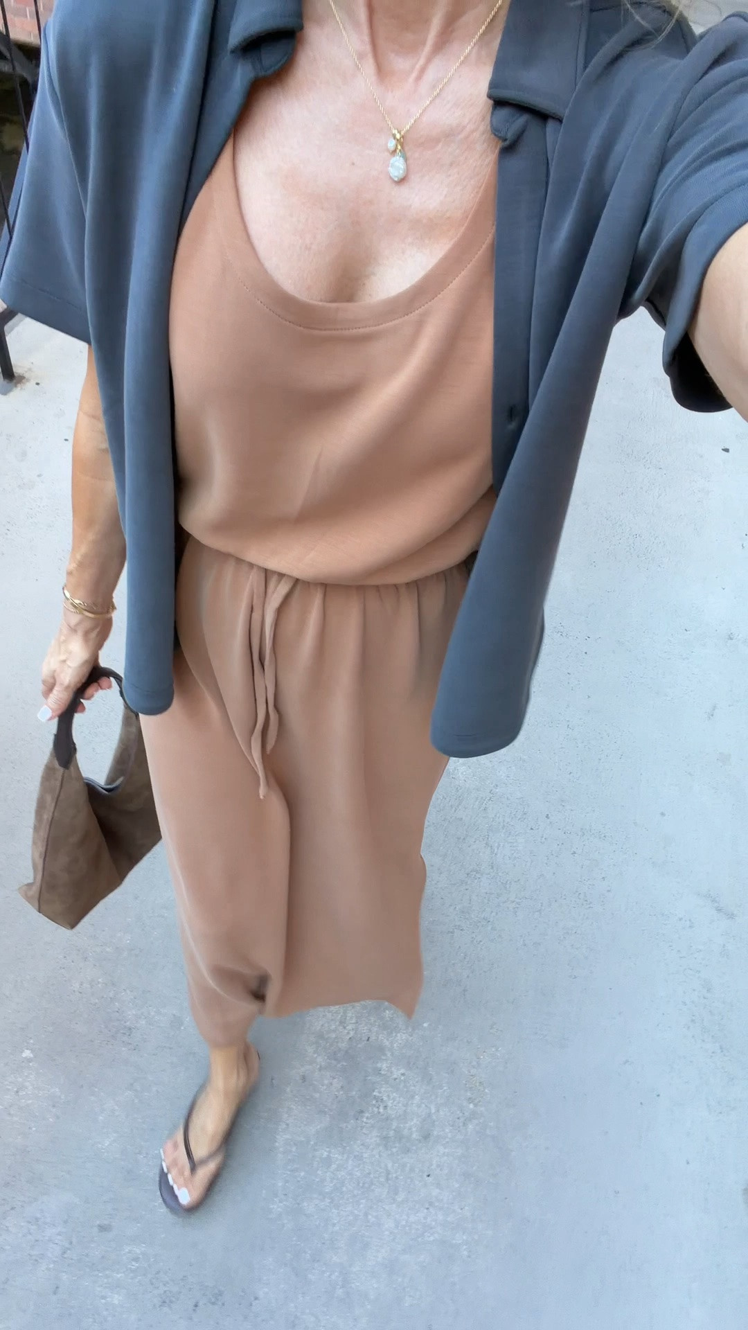 Today’s OOTD
Discount code fashionedlifexspanx 
-AirEssentials Dress sz XS @Spanx   
-button-up top sz XS 
-Wedges TTS 
-Suede bag On the #nsale

#LTKSeasonal #LTKOver40 #LTKootd