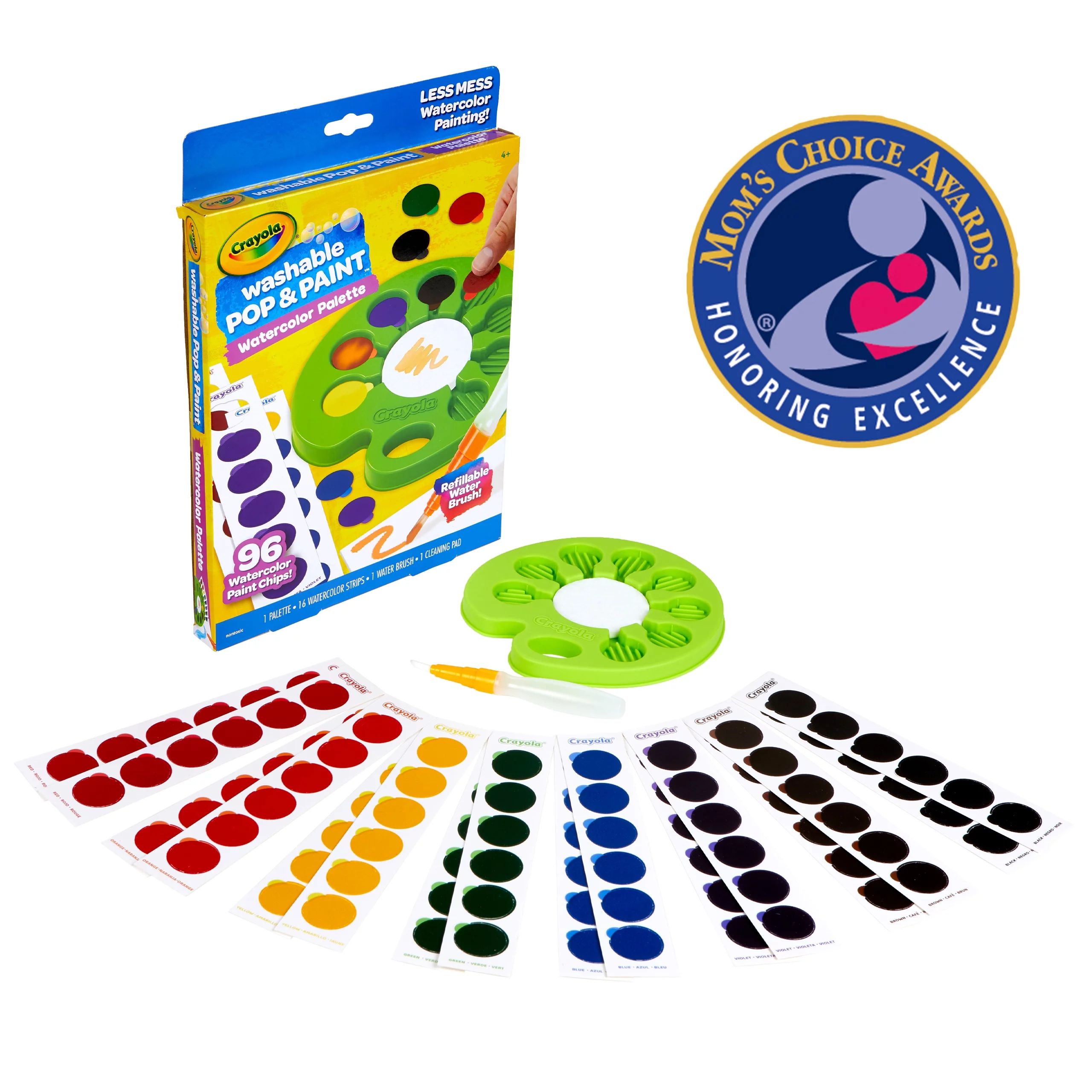 Crayola Pop & Paint Palette, School Supplies, Washable Kids Paint, Easter Basket Stuffers | Walmart (US)