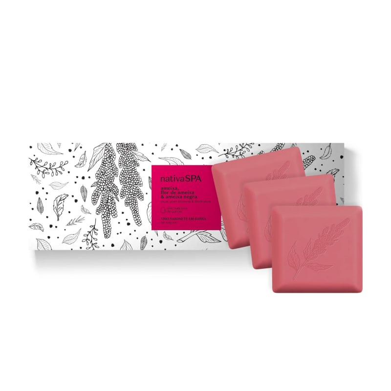 Sabonete em Barra Nativa SPA Ameixa 3 unidades de 90g | oBoticario (BR)