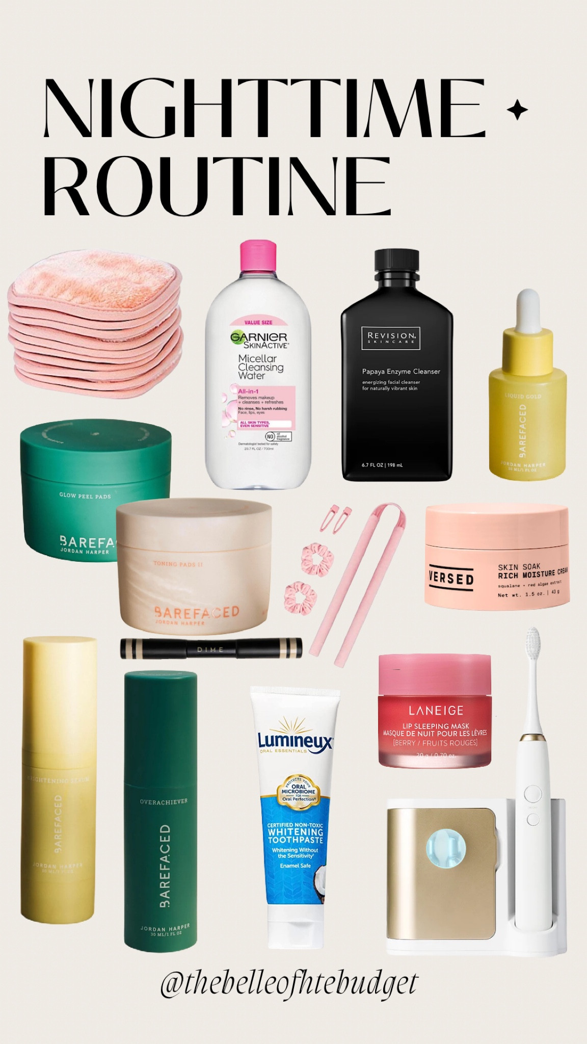 Nighttime skincare routine 

#LTKhome #LTKbeauty #LTKstyletip