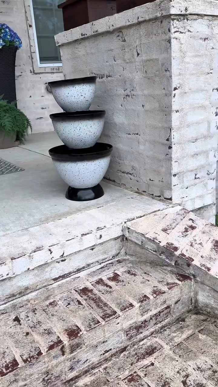 Faux Ceramic Speckled 3-Stack Planter, Home decor finds, Outdoor and Indoor DIY home decor ideas, planters ideas 

 #LTKdayinmylife #LTKmomlife #LTKHome