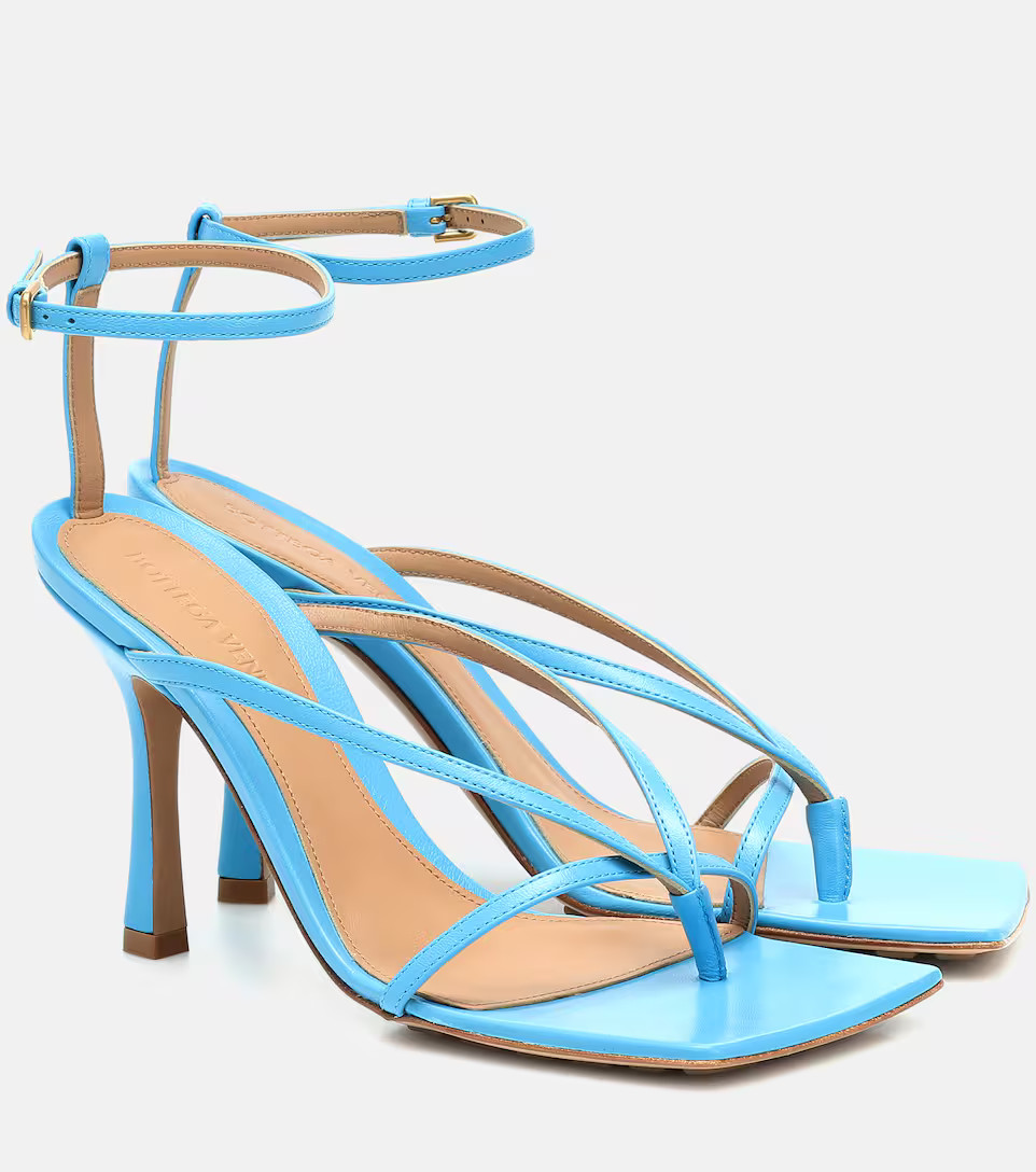 Stretch leather sandals | Mytheresa (UK)
