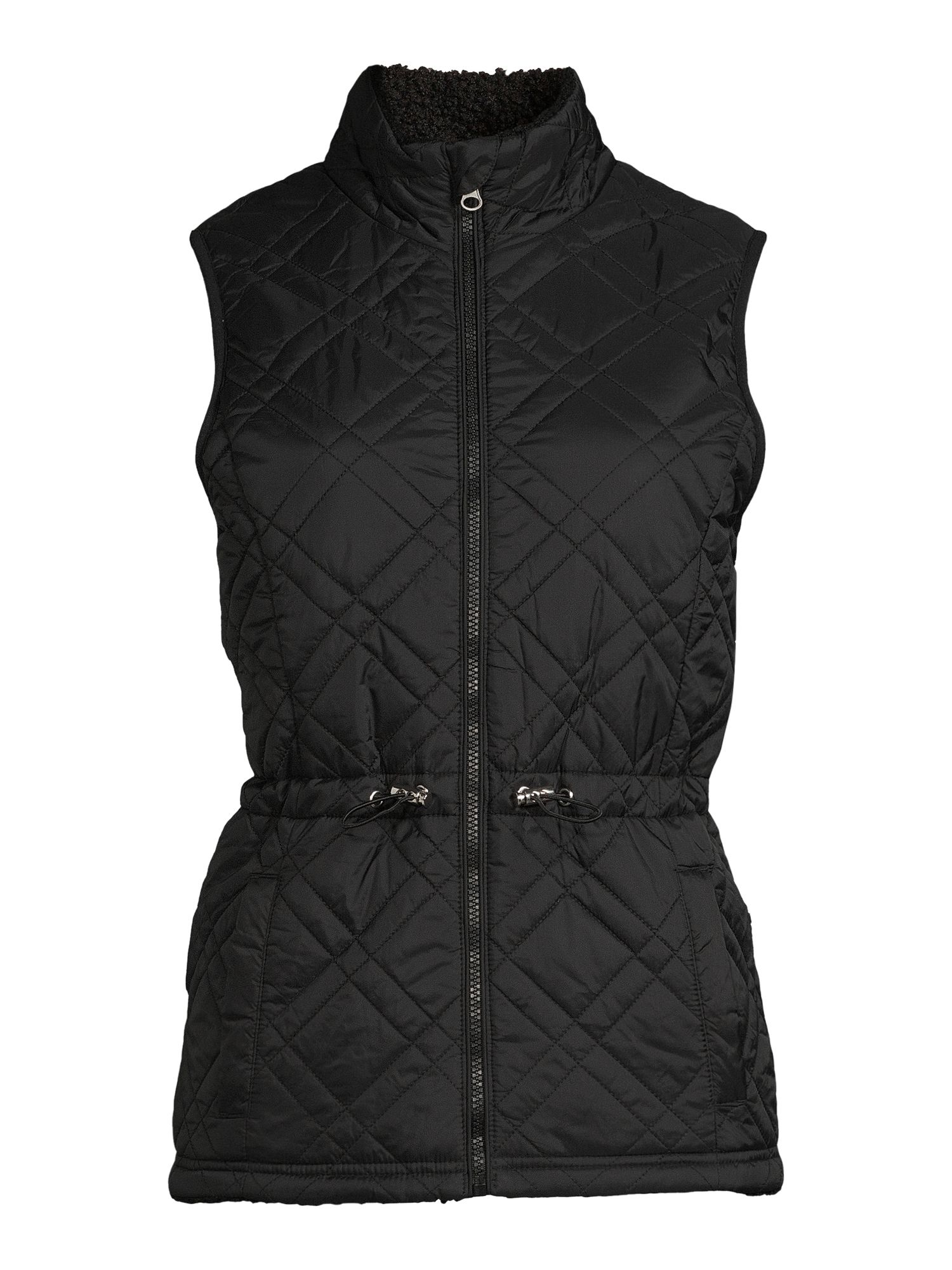 Time and Tru Women's and Women's Plus Size Reversible Quilted Vest | Walmart (US)