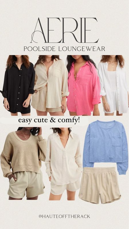 These loungewear sets are. Perfect for summer! So cute & comfy! Plus you can wear as a swim coverup!
#aerie #loungewear #summeroutfits #springstyle 

#LTKfindsunder50 #LTKSeasonal