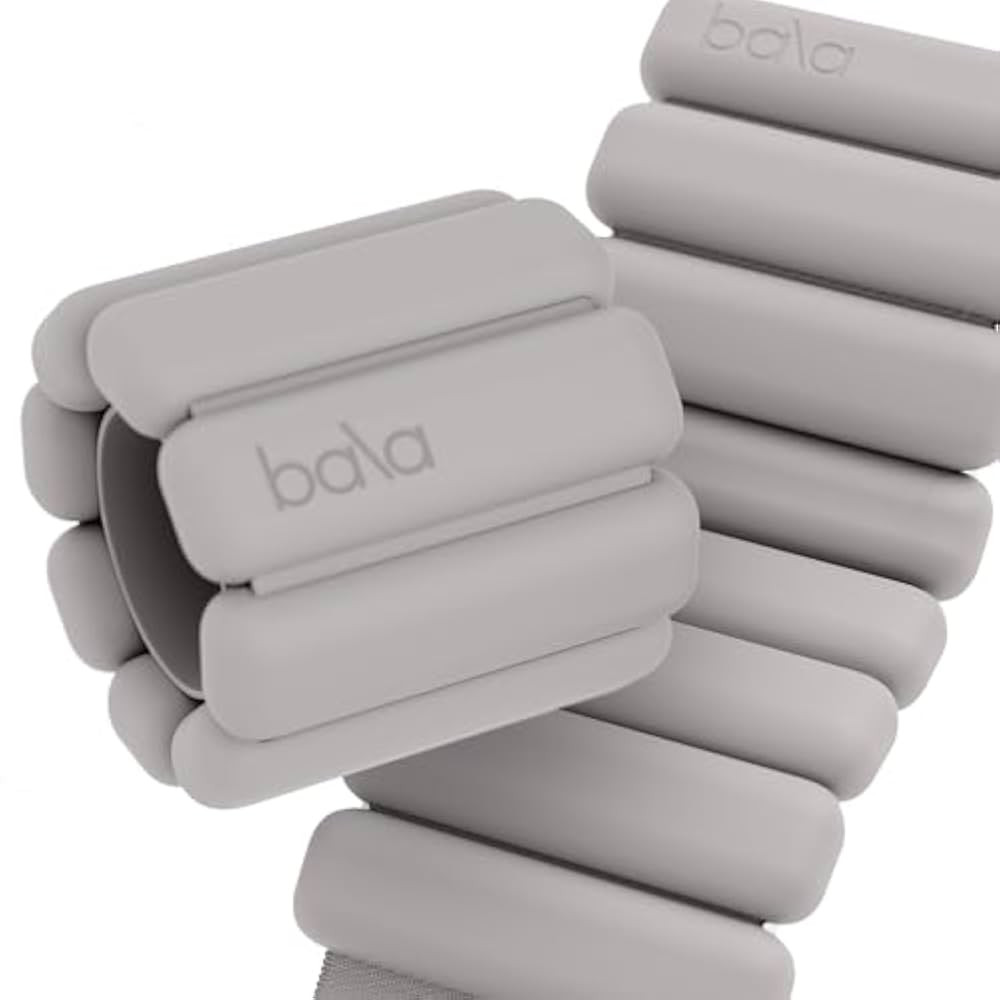 Bala Bangles Wrist & Ankle Weights for Women & Men - Adjustable Silicone Weighted Bracelet Set fo... | Amazon (US)