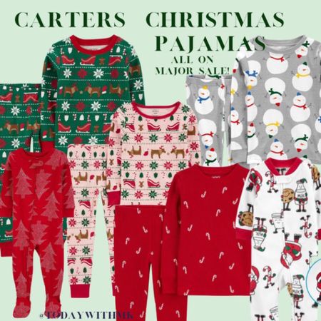 Pajamas
Holiday pajamas 
Carter’s pajamas 
Toddler holiday pajamas
Christmas pajamas

#LTKCyberWeek #LTKHoliday