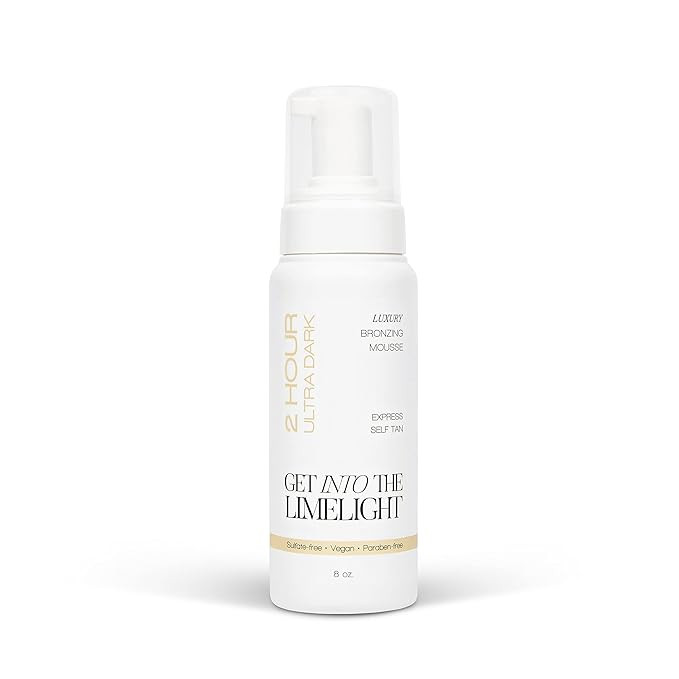 Get Into The Limelight 2 Hour Express, Ultra Dark Self Tanner, Sunless Tanning Mousse Rinses in 2... | Amazon (US)