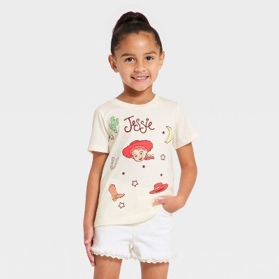 Toddler Girls' Disney Toy Story Jessie T-Shirt - Ivory 4T | Target
