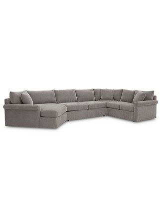 Wedport 3-Pc. Fabric Sofa Return Sectional Sofa with Cuddler, Created for Macy's | Macys (US)