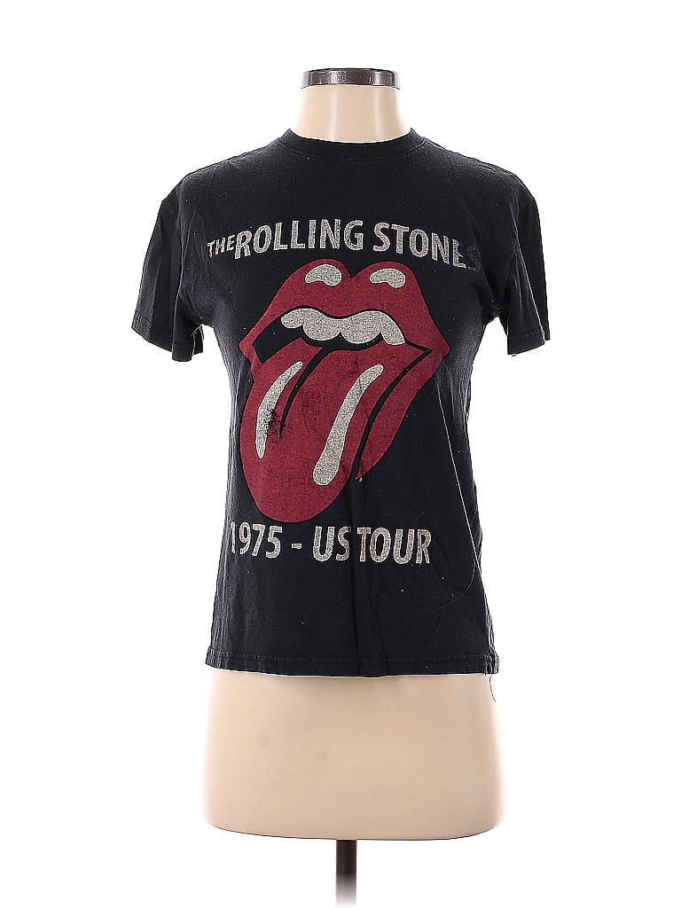 The Rolling Stones Short Sleeve T-Shirt: Blue Tops - Size X-Small | ThredUp