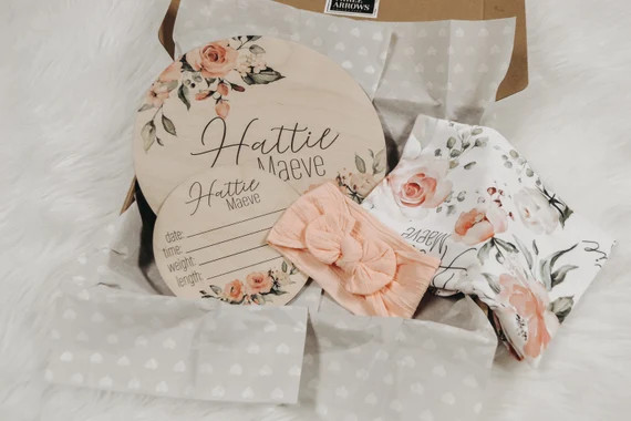 Juego de regalo para niñas Caja de regalo para baby shower | Etsy | Etsy (US)